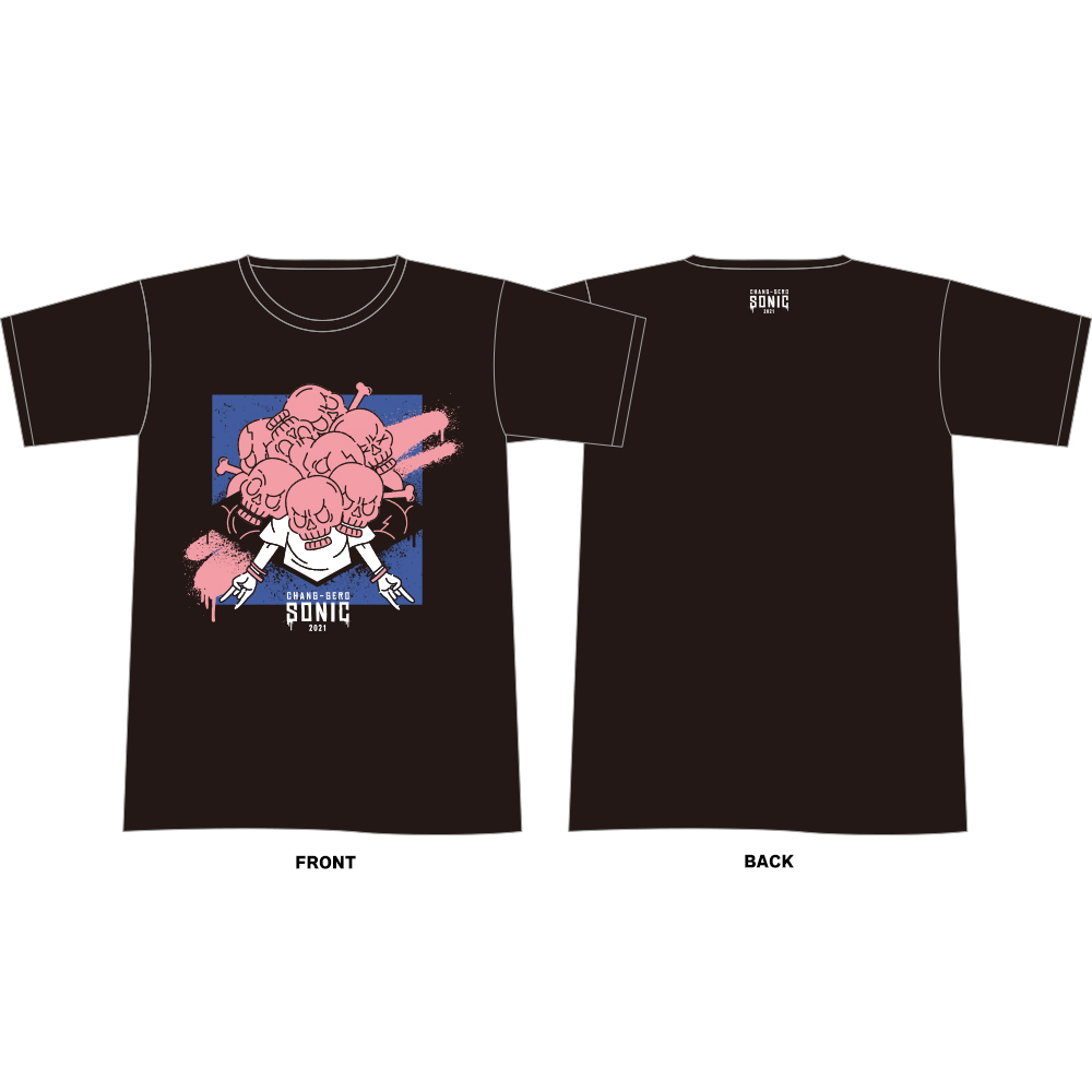 ドクロくんTシャツ | ちゃんげろソニック2021 | Gero Official Store